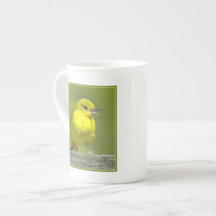 Tasse En Porcelaine Loriole de verger - Photographie originale