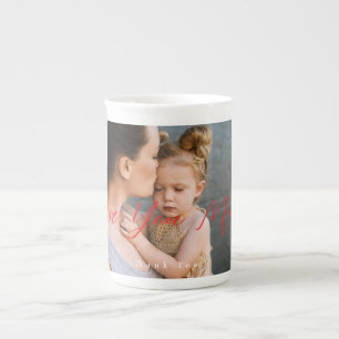 Tasse En Porcelaine Love You Mom Merci Photo