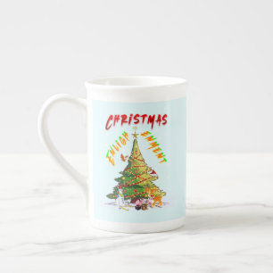 Tasse En Porcelaine Lumière de Noël