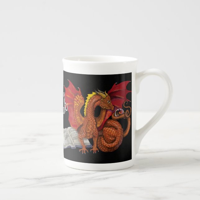 Tasse En Porcelaine Magie Études Dragon (Droite)