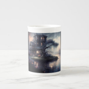 Tasse En Porcelaine maison délabrée sur le Bayou