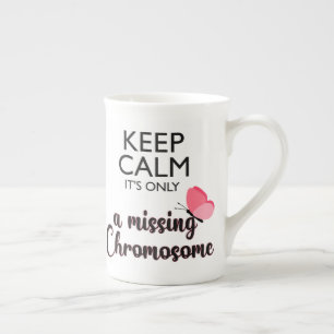 Tasse En Porcelaine Maladie du syndrome de Chromosome Turner manquante