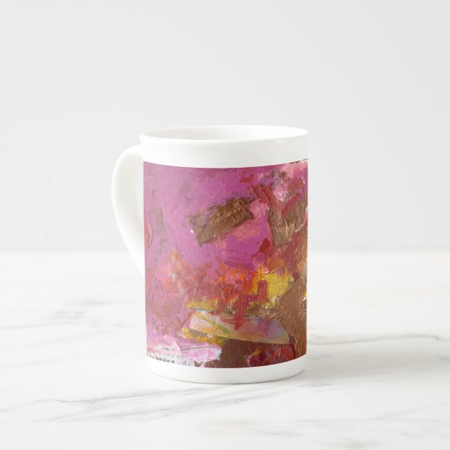 Tasse En Porcelaine Marchez-moi à travers (Devant gauche)