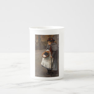 Tasse En Porcelaine Matchstick Girl pauvre rue Urchin Pauvreté urbaine