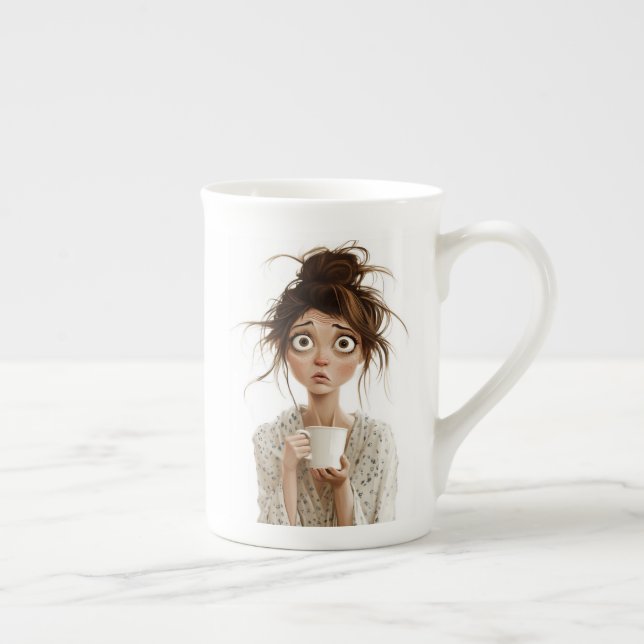 Tasse En Porcelaine Matin Mayhem (Droite)