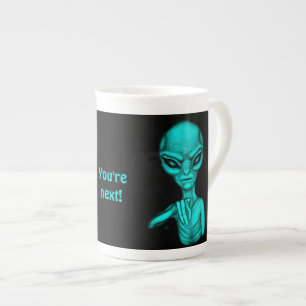 Tasse En Porcelaine Mauvais Alien, Tu es le prochain !