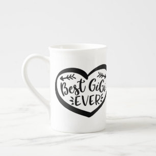 Tasse En Porcelaine Meilleur cadeau de coeur Gigi