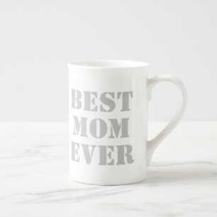 Tasse En Porcelaine Meilleure Maman Jamais Typographie Moderne Cadeau