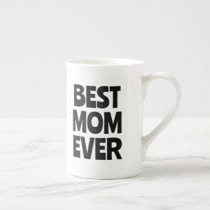 Tasse En Porcelaine Meilleure maman Jour de la typographie moderne Cad