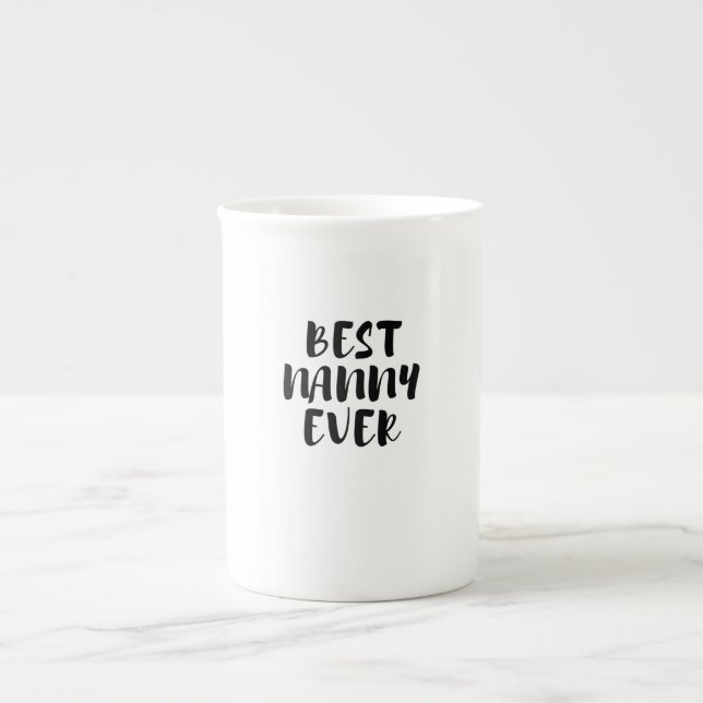 Tasse En Porcelaine Meilleure nounou (Devant)