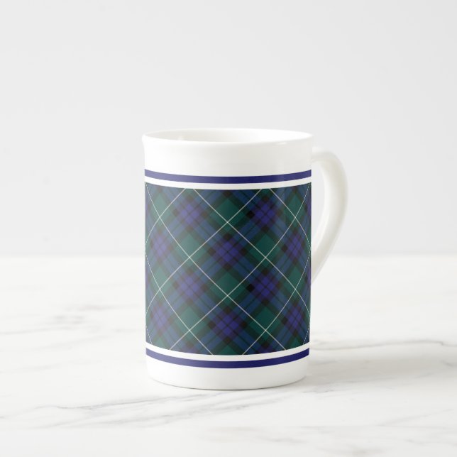 Tasse En Porcelaine Menteith Scotland District Tartan (Devant droit)