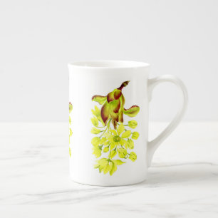 Tasse En Porcelaine 'Merry Maples' sur une bouge de Chine osseuse (I)