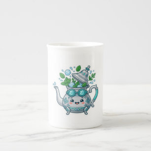 Tasse En Porcelaine Mignon Kawaii Thé à la Menthe Glacé Marocain Été B