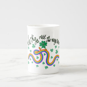 Tasse En Porcelaine Mikitiez irish trèfle vert st.patrick chance jour