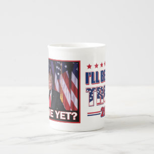 Tasse En Porcelaine Miss Me Pourtant, le Président Trump