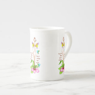 Tasse En Porcelaine Mme Kitty Siamese Chat