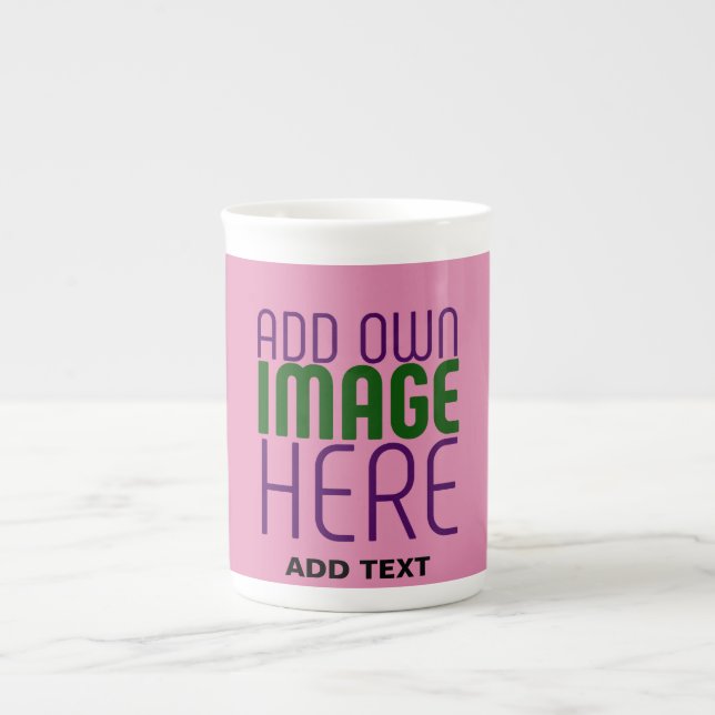 TASSE EN PORCELAINE MODÈLE DE TEXTE D'IMAGE CHAUD MODERNE ÉDITABLE (Devant)