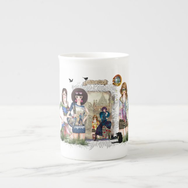 Tasse En Porcelaine Modèles mode tendance (Devant)