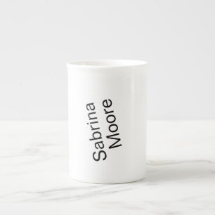 Tasse En Porcelaine Modern Minimalist Plain Professional Ajouter un no