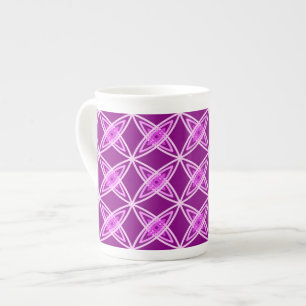 Tasse En Porcelaine Moderne du milieu du siècle, impression atomique -