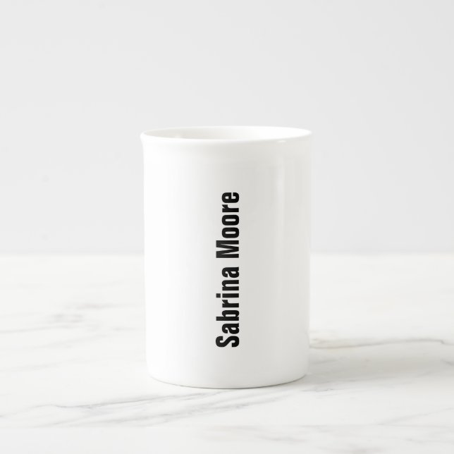 Tasse En Porcelaine Moderne minimaliste professionnel simple (Devant)