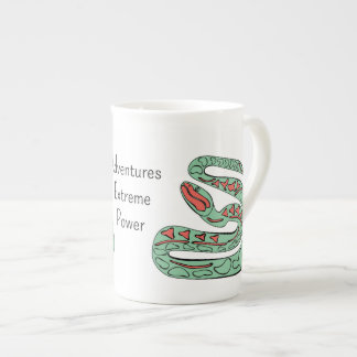 Tasse En Porcelaine Monde Serpent : Extrême, Puissance, Aventures.