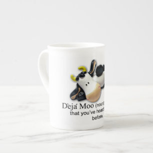 Tasse En Porcelaine MOO Taureau de Deja comique