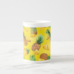Tasse En Porcelaine Motif Ananas 7