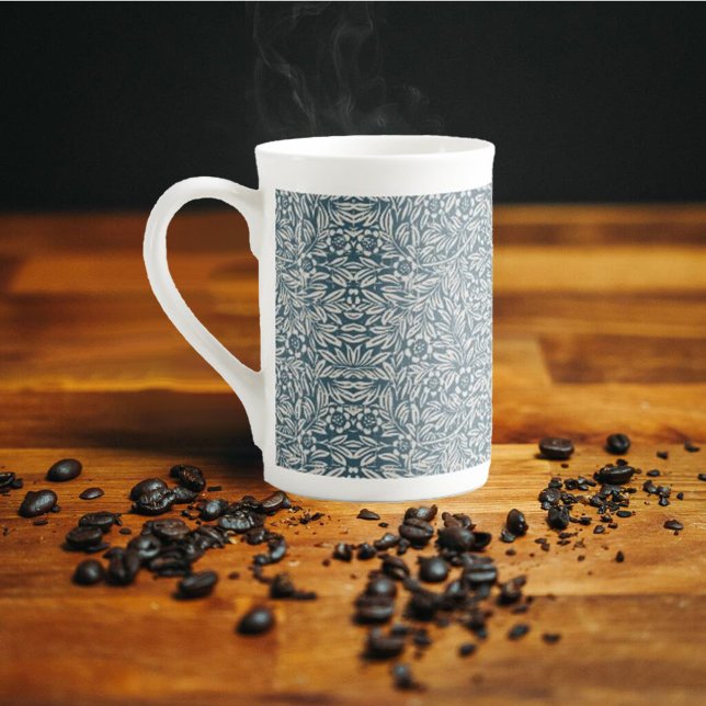 Tasse En Porcelaine Motif antique de Worn out Feuille Arrière - plan b (Créateur téléchargé)