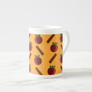 Tasse En Porcelaine Motif Apple Cinnamon