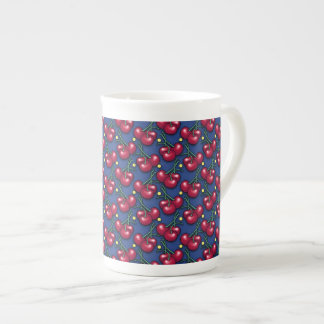 Tasse En Porcelaine Motif cerise