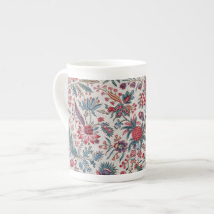 Tasse En Porcelaine Motif de baies rouges et de vignes