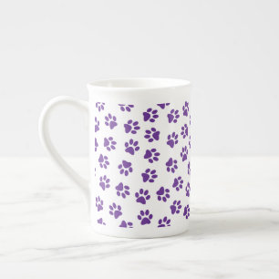Tasse En Porcelaine Motif De Pailles, Pailles De Chien, Pailles De Pur