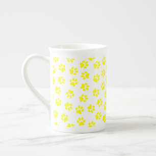 Tasse En Porcelaine Motif De Pâtes, Patrouilles De Chien, Paws Jaunes