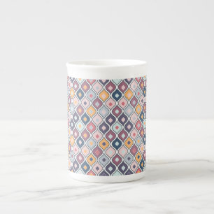 Tasse En Porcelaine Motif géométrique coloré Abstrait sans couture