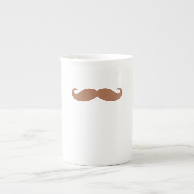 Tasse En Porcelaine moustache simple (Devant)