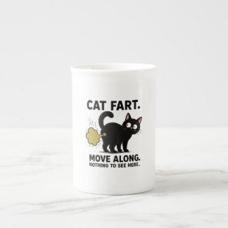 Tasse En Porcelaine Mouvement de pet de chat, circulez, rien à voir ic