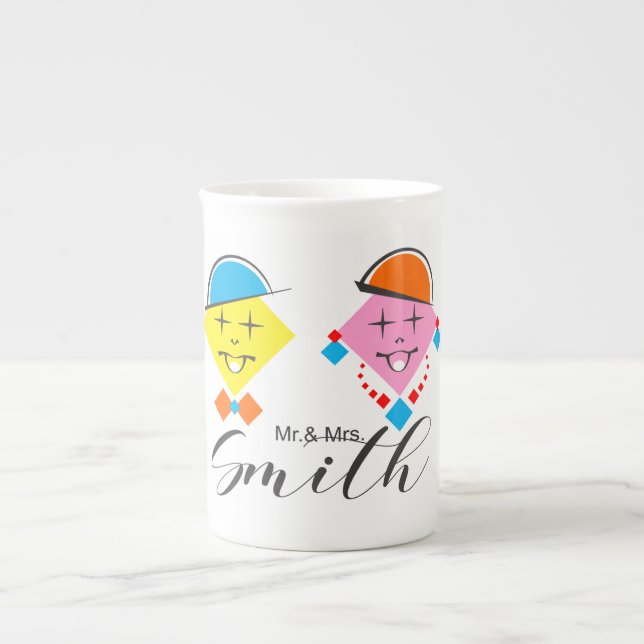 Tasse En Porcelaine Mug/Caneca Mr. & Mrs. Smith (Devant)