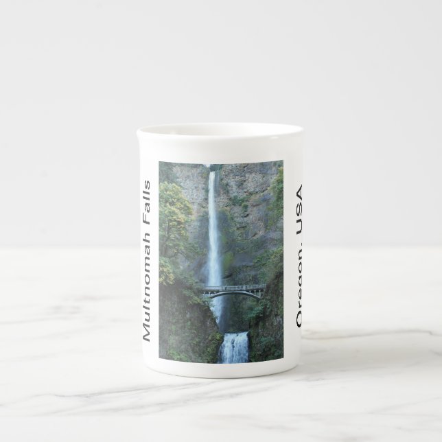 Tasse En Porcelaine Multnomah Falls Oregon (Devant)