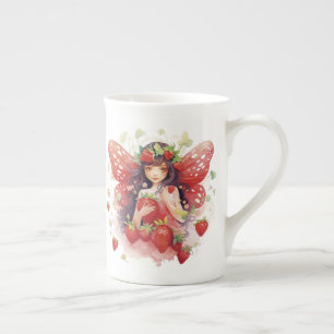 Tasse En Porcelaine Musique de Chine d'os de fraises