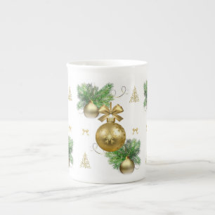 Tasse En Porcelaine Musique de Noël