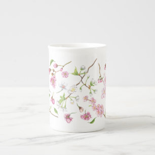 Tasse En Porcelaine Musique des cerisiers en fleurs