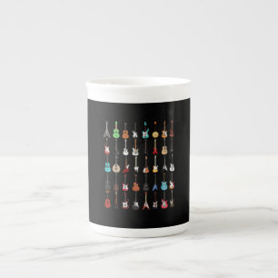 Tasse En Porcelaine Musique guitar