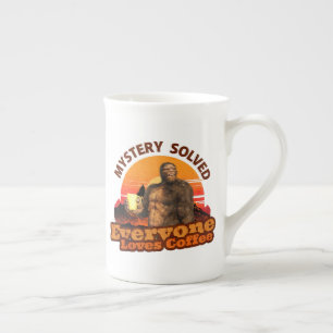 Tasse En Porcelaine Mystère résolu tout le monde aime le café Bigfoot