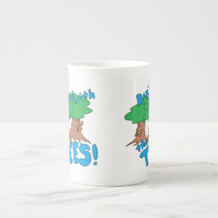 Tasse En Porcelaine Ne vous mêlez pas des arbres !