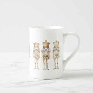 Tasse En Porcelaine Noêle Noisette Or
