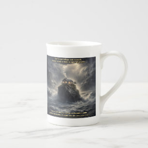 Tasse En Porcelaine Notre refuge et force
