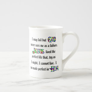 Tasse En Porcelaine Nous sommes parfaits en lui - Coupe de Chine des o