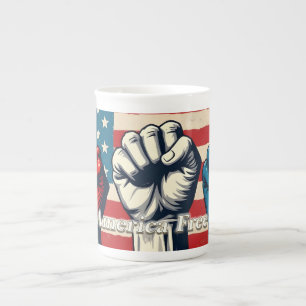 Tasse En Porcelaine Œuvre d'art Make America Free Again