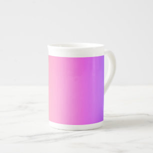 Tasse En Porcelaine Ombre couleur rose et pourpre de fond